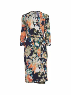 Women Renee C. Abstarct Wrap Dress