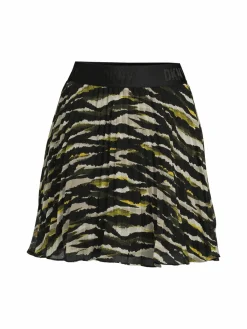Women DKNY Abstract Pleated Mini Skirt