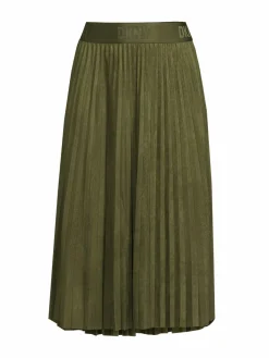 Women DKNY Accordian Pleat Midi Skirt