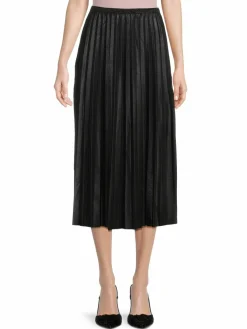 Women YAL New York Accordion Pleat Midi Skirt