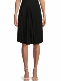 Women Love Ady Accordion Pleated Knee Length Skirt