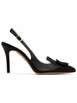 Beautiisoles by Robyn Shreiber Ada Leather Slingback Pumps