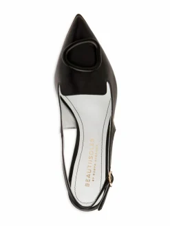 Beautiisoles by Robyn Shreiber Ada Leather Slingback Pumps