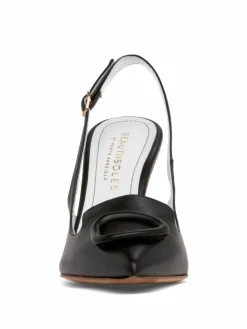 Beautiisoles by Robyn Shreiber Ada Leather Slingback Pumps