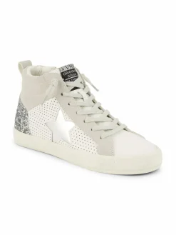 Vintage Havana Adele Glitter Star High Top Sneakers