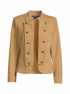 Women Tommy Hilfiger Adjustable Button Front Jacket