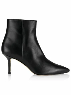 L'AGENCE Aimee Leather Stiletto Ankle Boots