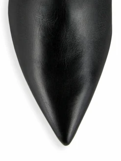 L'AGENCE Aimee Leather Stiletto Ankle Boots