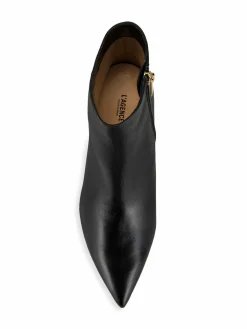 L'AGENCE Aimee Leather Stiletto Ankle Boots