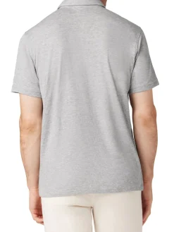 Joe's Jeans Polos|Air Knit Polo Shirt Heather Grey
