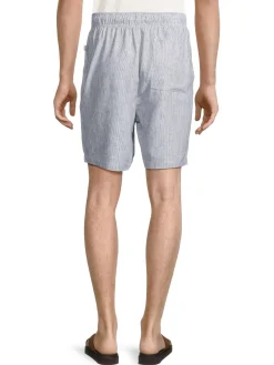 Onia Shorts|Air Linen Shorts Deep Navy