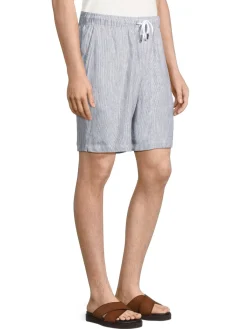 Onia Shorts|Air Linen Shorts Deep Navy