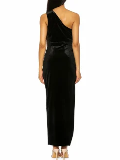 Women Alexia Admor Alessi One Shoulder Velvet Dress