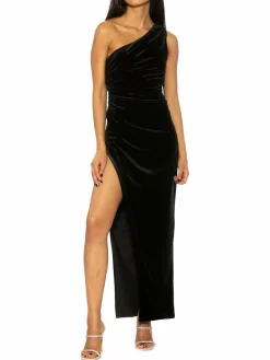 Women Alexia Admor Alessi One Shoulder Velvet Dress