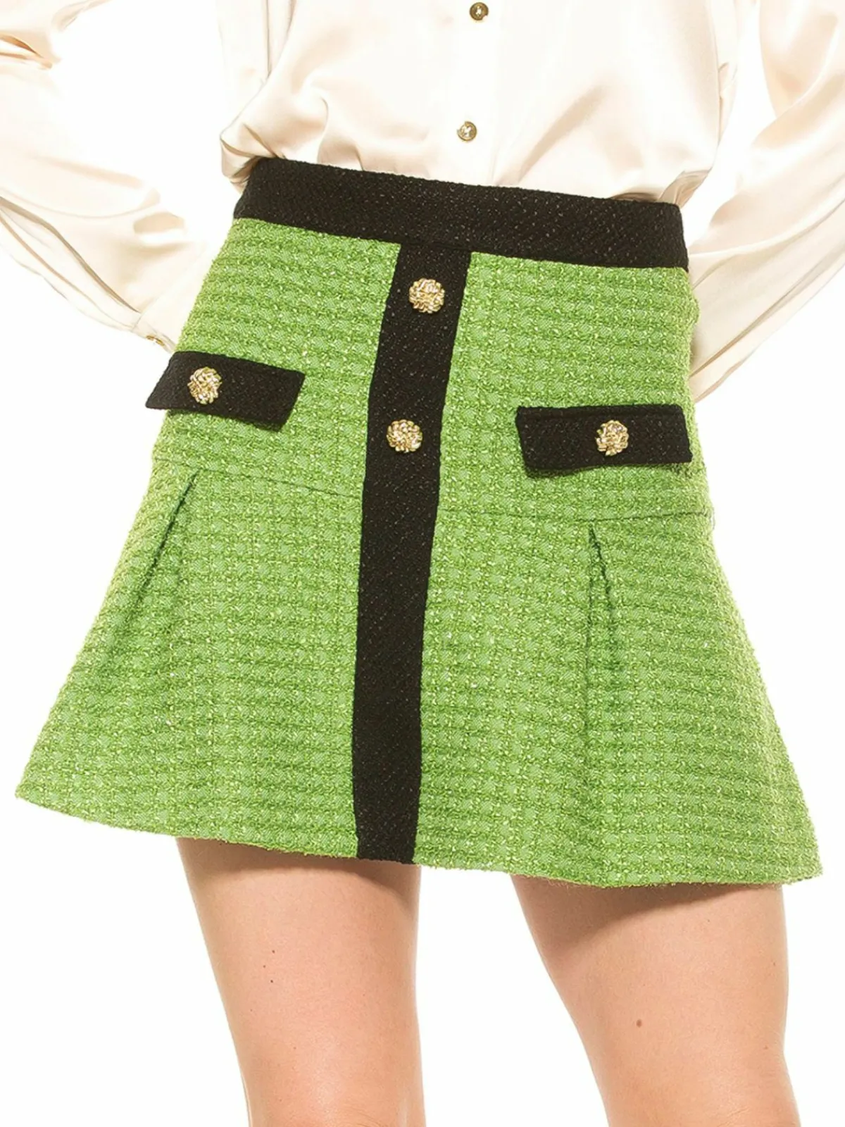 Women Alexia Admor Alison Tweed Mini Skirt
