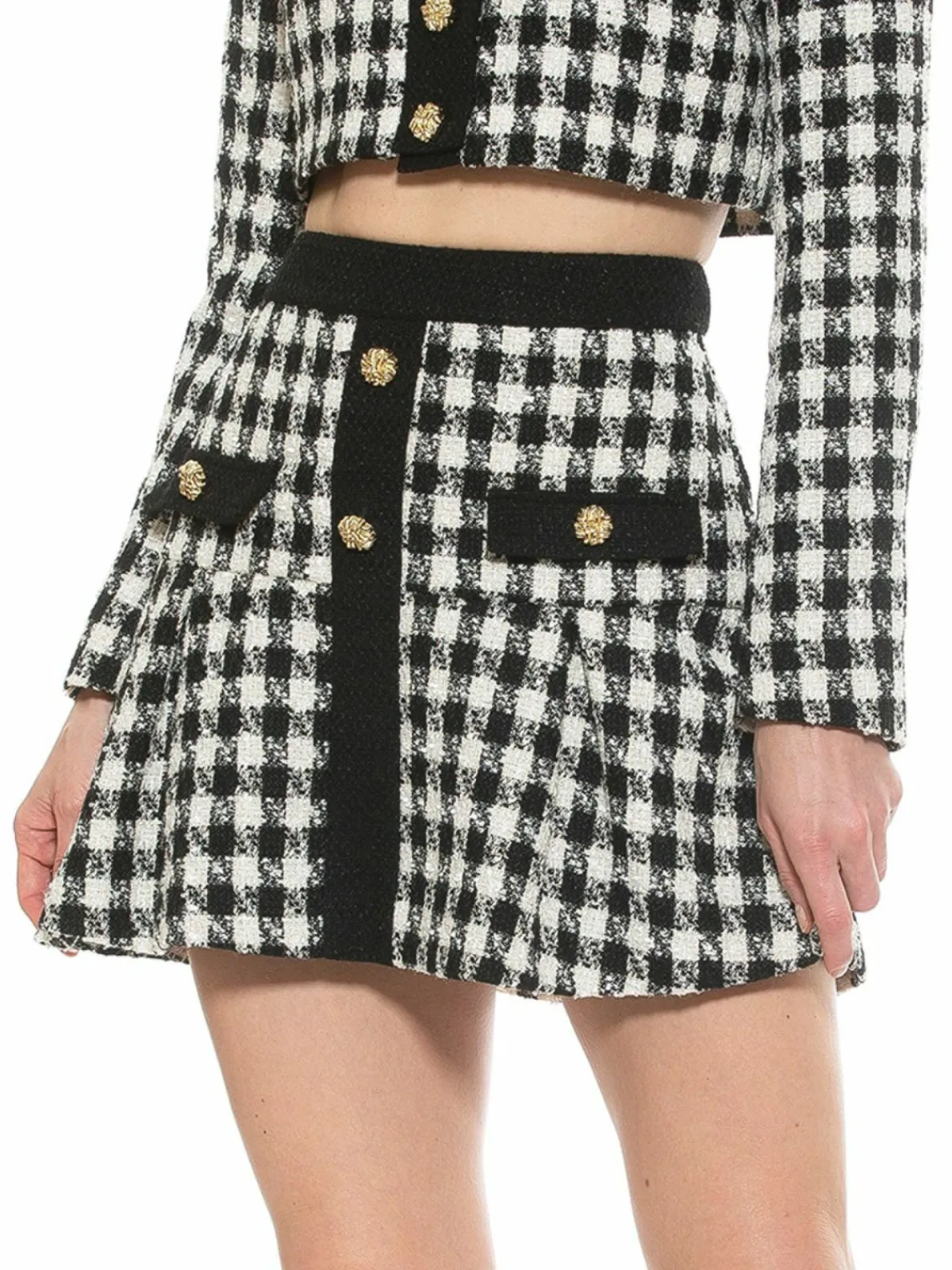 Women Alexia Admor Alison Tweed Mini Skirt