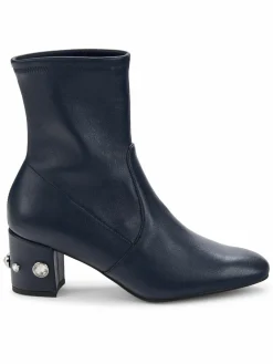 Stuart Weitzman Allshine Suede Sock Booties