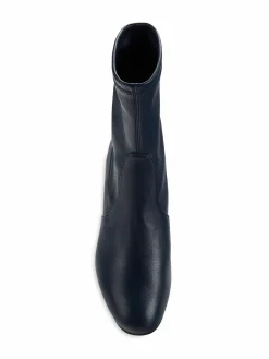 Stuart Weitzman Allshine Suede Sock Booties