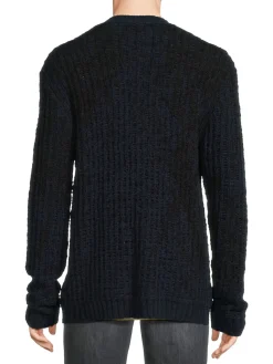 John Varvatos Sweaters|Alton Loose Knit Cardigan Midnight