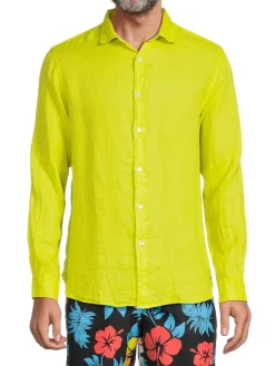 Swims Linen|Amalfi Linen Button Down Shirt