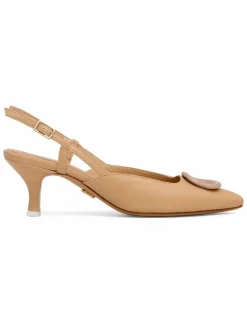 Beautiisoles by Robyn Shreiber Amber Point Toe Leather Pumps
