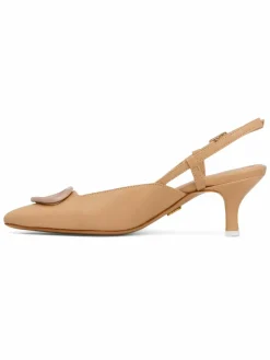 Beautiisoles by Robyn Shreiber Amber Point Toe Leather Pumps
