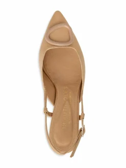 Beautiisoles by Robyn Shreiber Amber Point Toe Leather Pumps