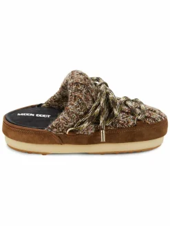 Moon Boot Ambidextrous Platform Knit Mules