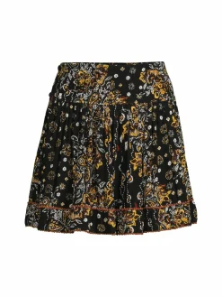 Women Poupette St Barth Amora Floral Mini Skirt