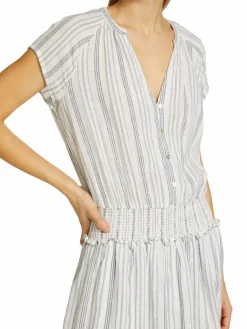 Women Rails Angelina Smocked-Waist Minidress