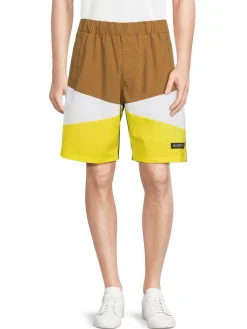 Avirex Shorts|Anorak Colorblocked Shorts Tan Multi