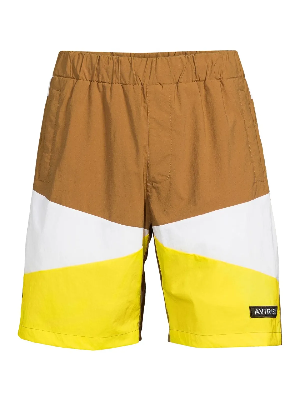 Avirex Shorts|Anorak Colorblocked Shorts Tan Multi
