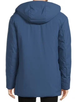 Save the Duck Coats & Jackets|Antoine Hooded Puffer Jacket Ink Blue