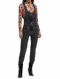 Women Isabel Marant Apolino Faded Denim Jumpsuit