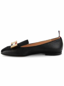 Thom Browne Apron Toe Leather Ballerina Flats