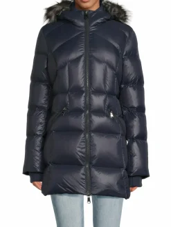 Women Pajar Ares Faux Fur Trim Hooded Puffer Jacket