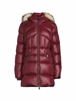 Women Pajar Ares Faux Fur Trim Hooded Puffer Jacket
