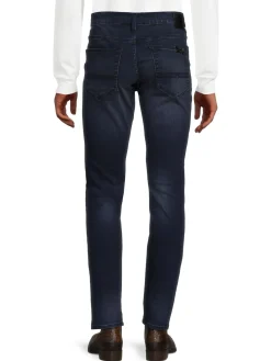 BUFFALO David Bitton Jeans|Ash X Slim Mid Rise Jeans Dark Blue