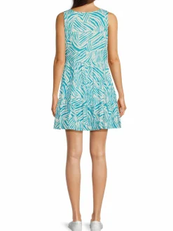 Women Amanda Uprichard Astra Linen Blend Mini Dress