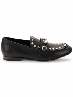 Karl Lagerfeld Paris Avah Studded Crystal Loafers