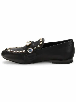 Karl Lagerfeld Paris Avah Studded Crystal Loafers
