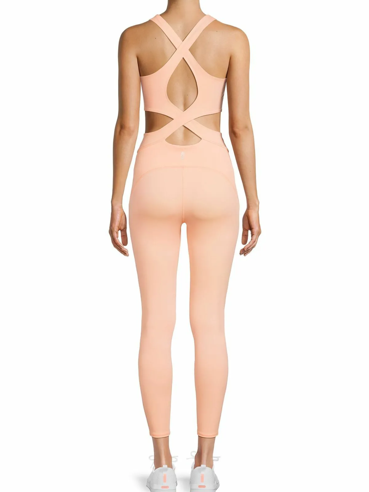 Women Free People Back It Up Cutout Crisscross Back Jumpsuit
