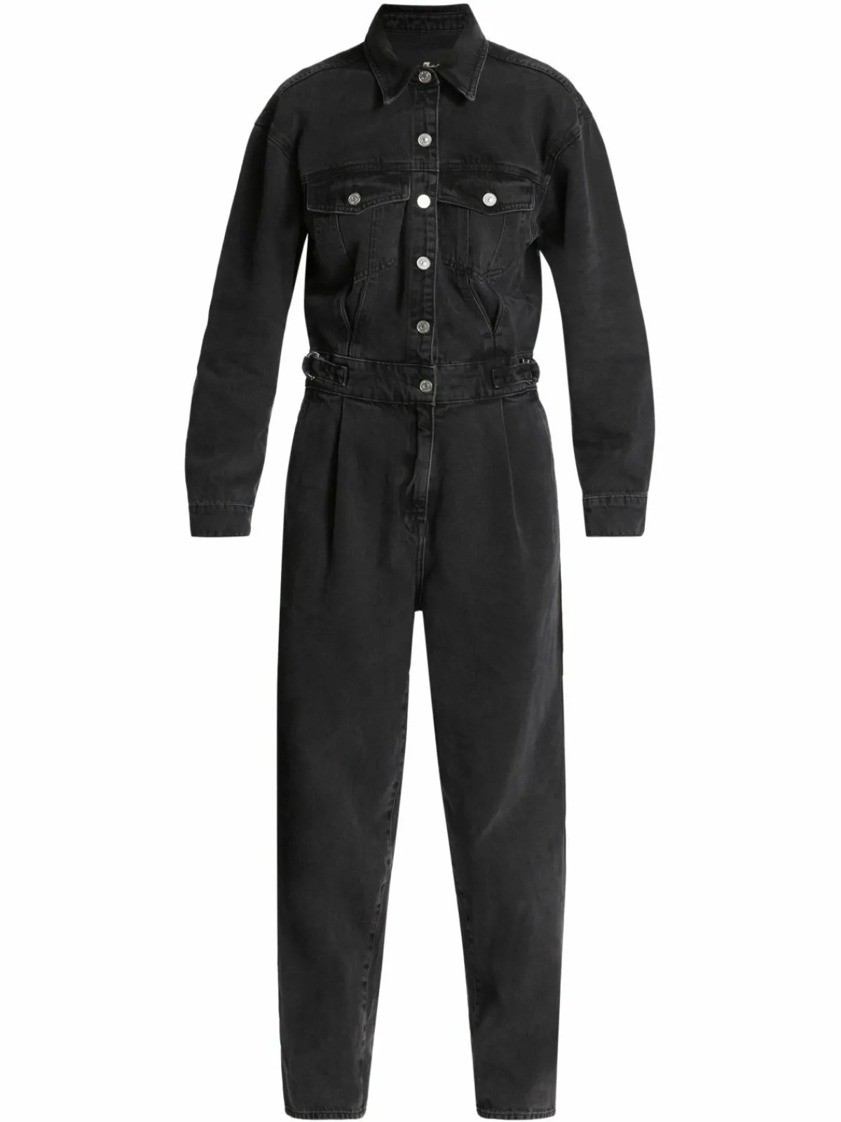 Women 7 For All Mankind Ballon Denim Utilty Jumpsuit