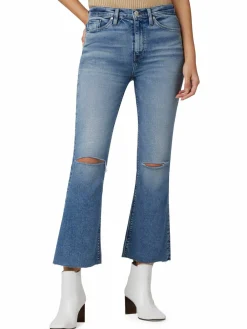 Women Hudson Barbara High Rise Crop Bootcut Jeans