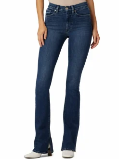 Women Hudson Barbara Split Boot Cut Jeans