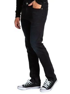 Stitch Jeans|Barfly Whiskered Slim Fit Jeans Renton Blue