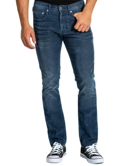 Stitch Jeans|Barfly Whiskered Slim Fit Jeans Lander Blue