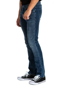 Stitch Jeans|Barfly Whiskered Slim Fit Jeans Lander Blue