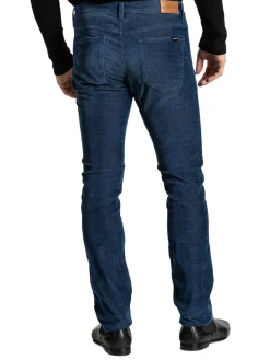 Stitch Jeans|Barfly Whiskered Slim Fit Corduroy Jeans Lyon Blue