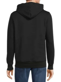Reason Sweatshirts & Hoodies|Basquiat Graphic Drawstring Hoodie Black